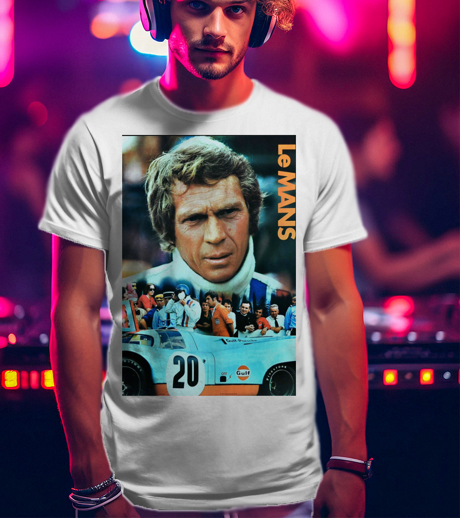 Le Mans 1971 Steve McQueen Gulf Racing 20 T-Shirt