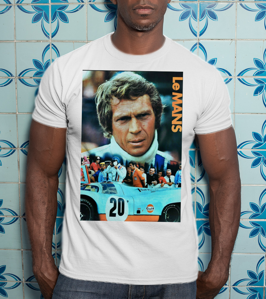 Le Mans 1971 Steve McQueen Gulf Racing 20 T-Shirt