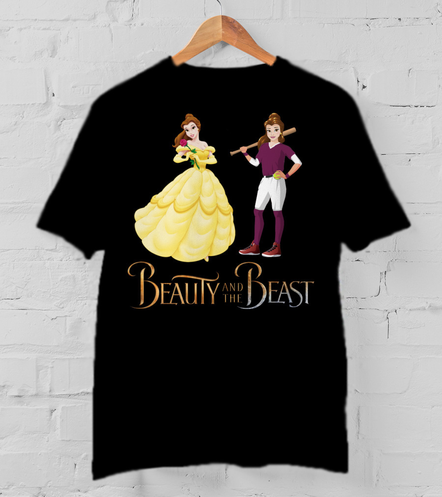 Beauty And The Beast Softball T-Shirt