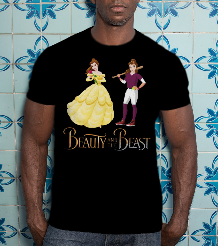 Beauty And The Beast Softball T-Shirt