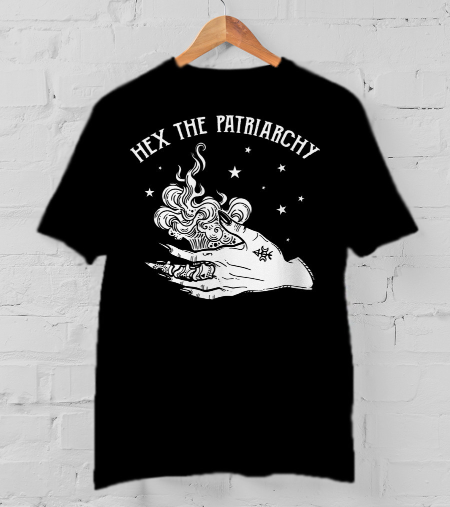 Hex The Patriarchy Hand Stars Smoke T-Shirt