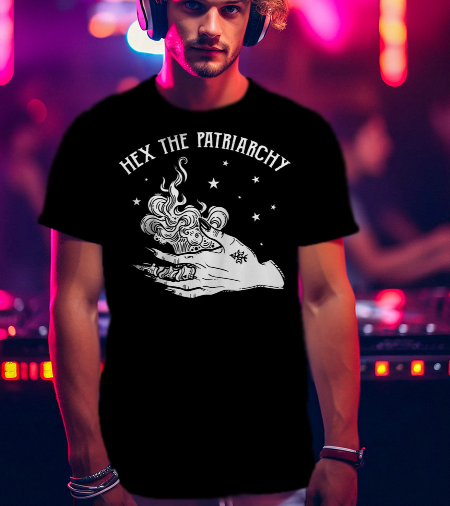 Hex The Patriarchy Hand Stars Smoke T-Shirt