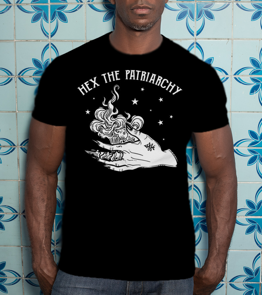 Hex The Patriarchy Hand Stars Smoke T-Shirt
