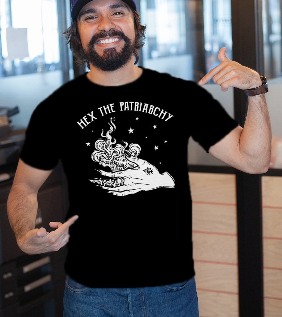 Hex The Patriarchy Hand Stars Smoke T-Shirt