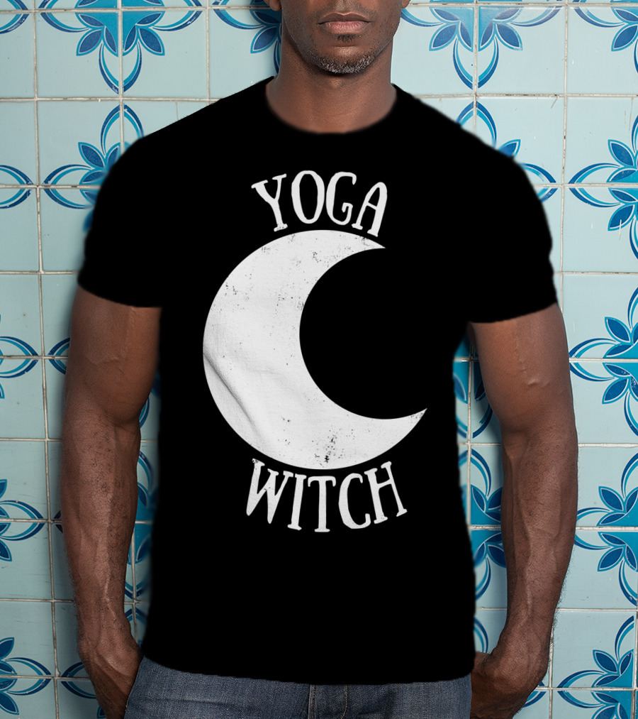 Yoga Witch Crescent Moon T-Shirt