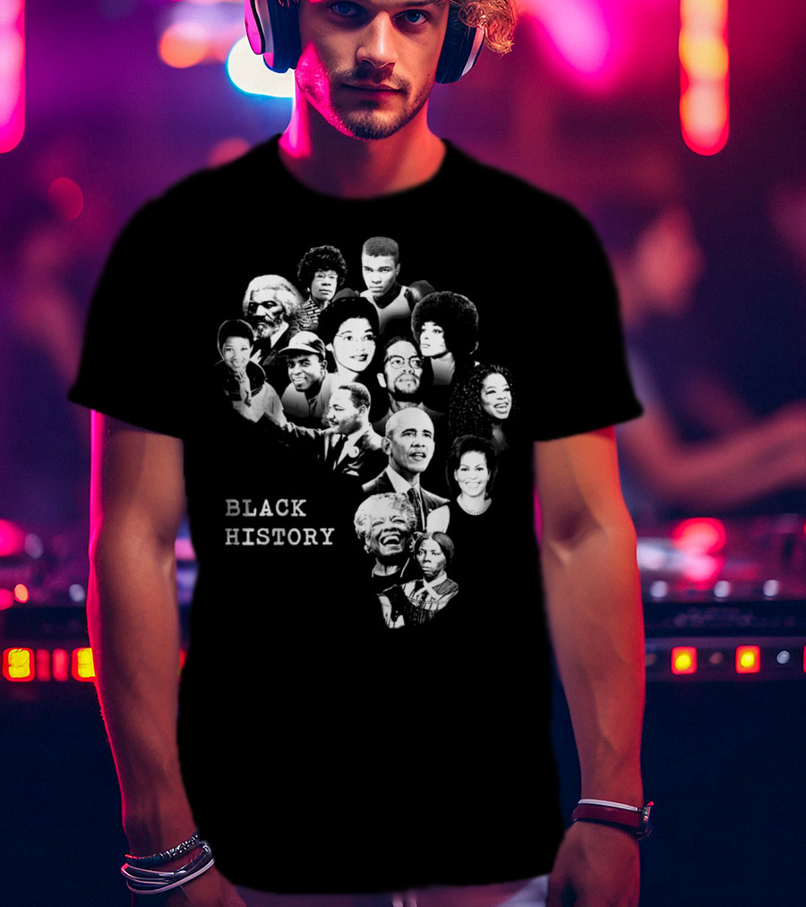 Black History Icons And Influential Figures T-Shirt