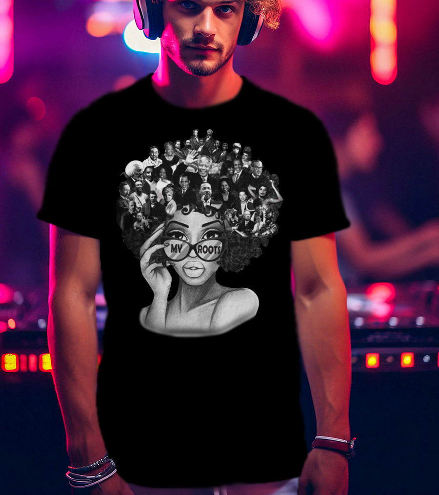My Roots Influential Icons Collage T-Shirt