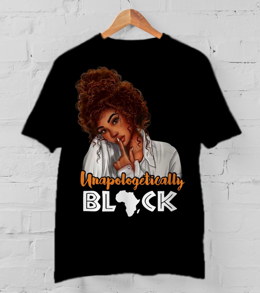 Unapologetically Black African Map T-Shirt