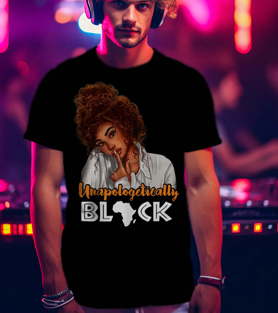 Unapologetically Black African Map T-Shirt