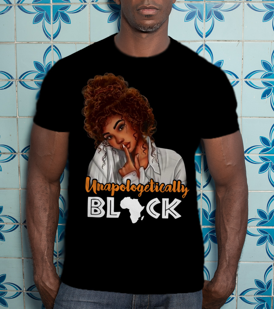 Unapologetically Black African Map T-Shirt