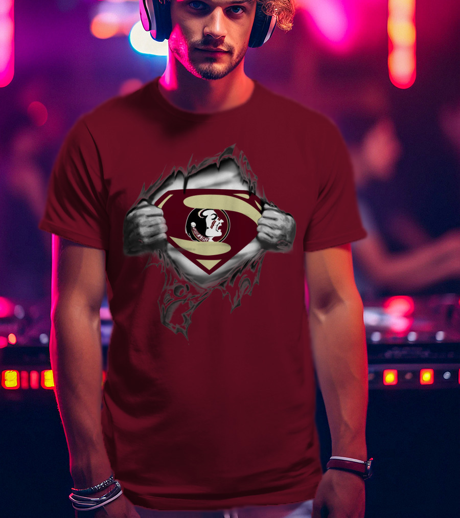 Seminoles Superman Logo Mashup T-Shirt