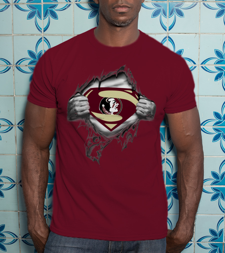 Seminoles Superman Logo Mashup T-Shirt