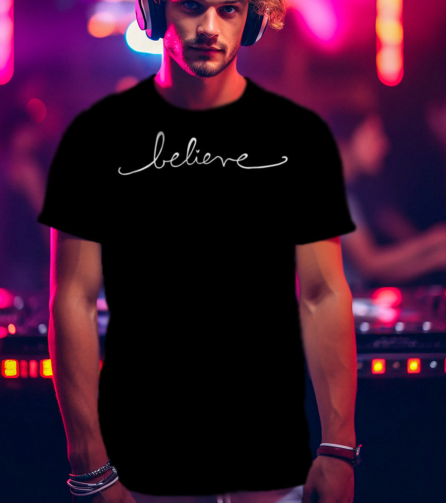 Believe For Sports Fans Yoga Enthusiasts T-Shirt