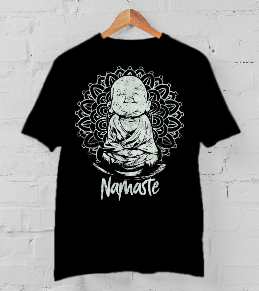 Buddha Meditation Namaste Mandala Yoga T-Shirt