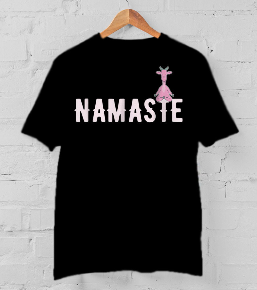 Namaste Goat Yoga Cute Funny Yogi T-Shirt