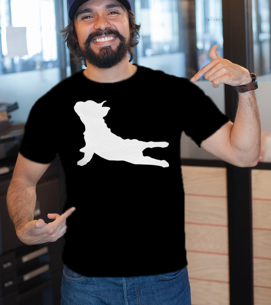 French Bulldog Yoga Pose T-Shirt