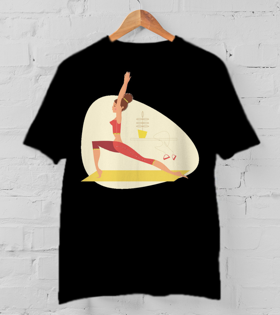 Fun Yoga Pose For Relaxing Workout Sessions T-Shirt