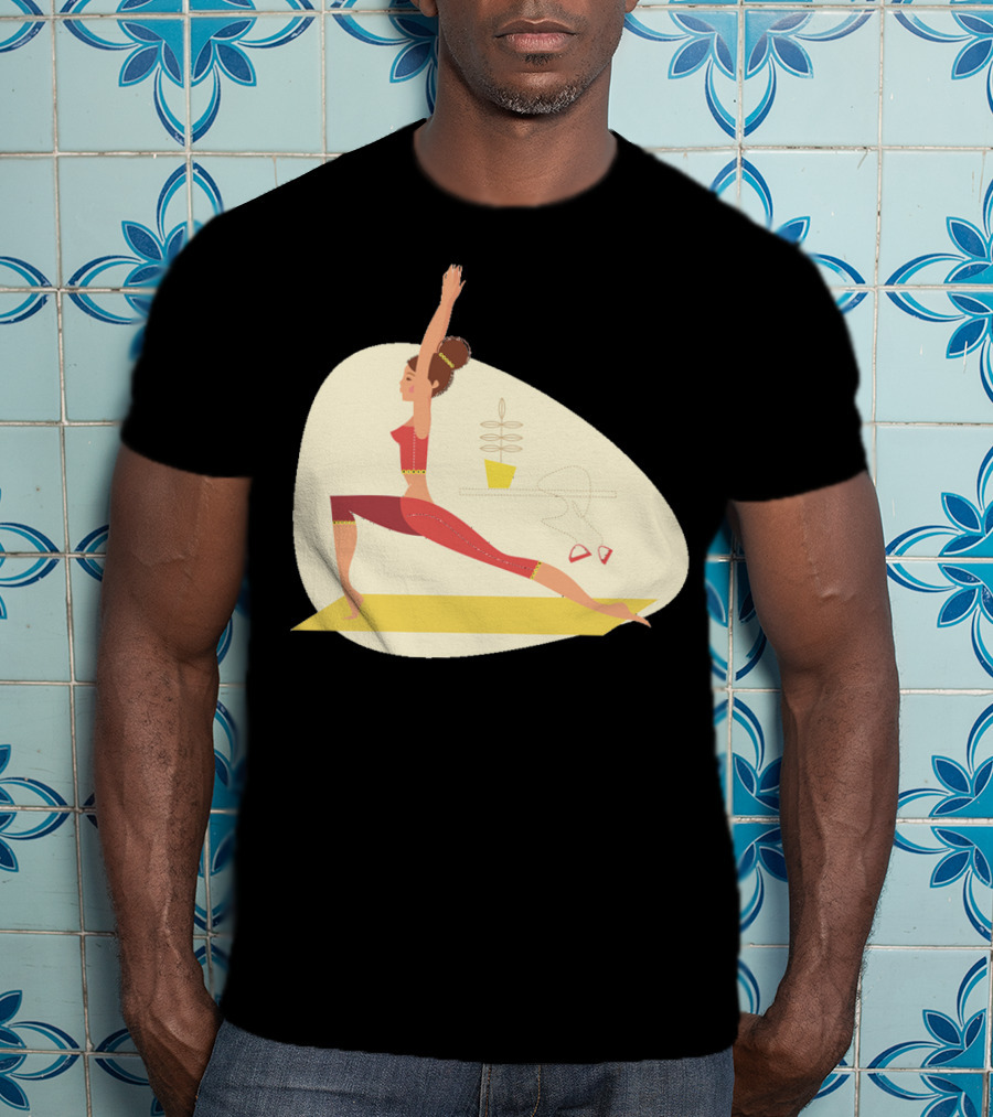 Fun Yoga Pose For Relaxing Workout Sessions T-Shirt