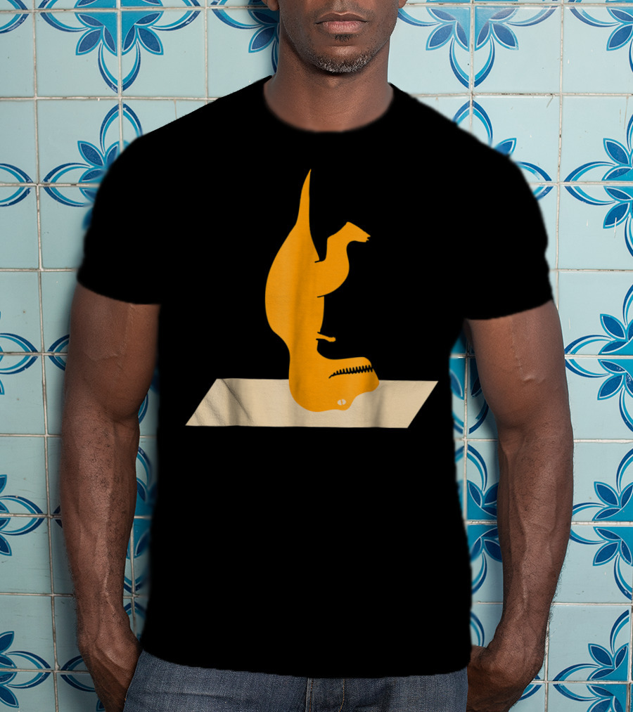 Sirsasana Rex Funny Yoga Dinosaur Lovers T-Shirt