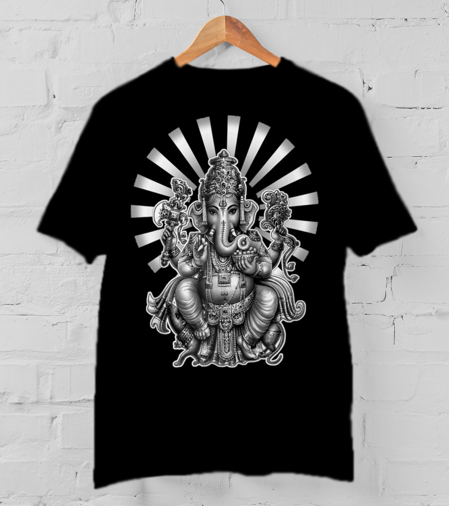 Ganesha Radiant Yoga Pose T-Shirt