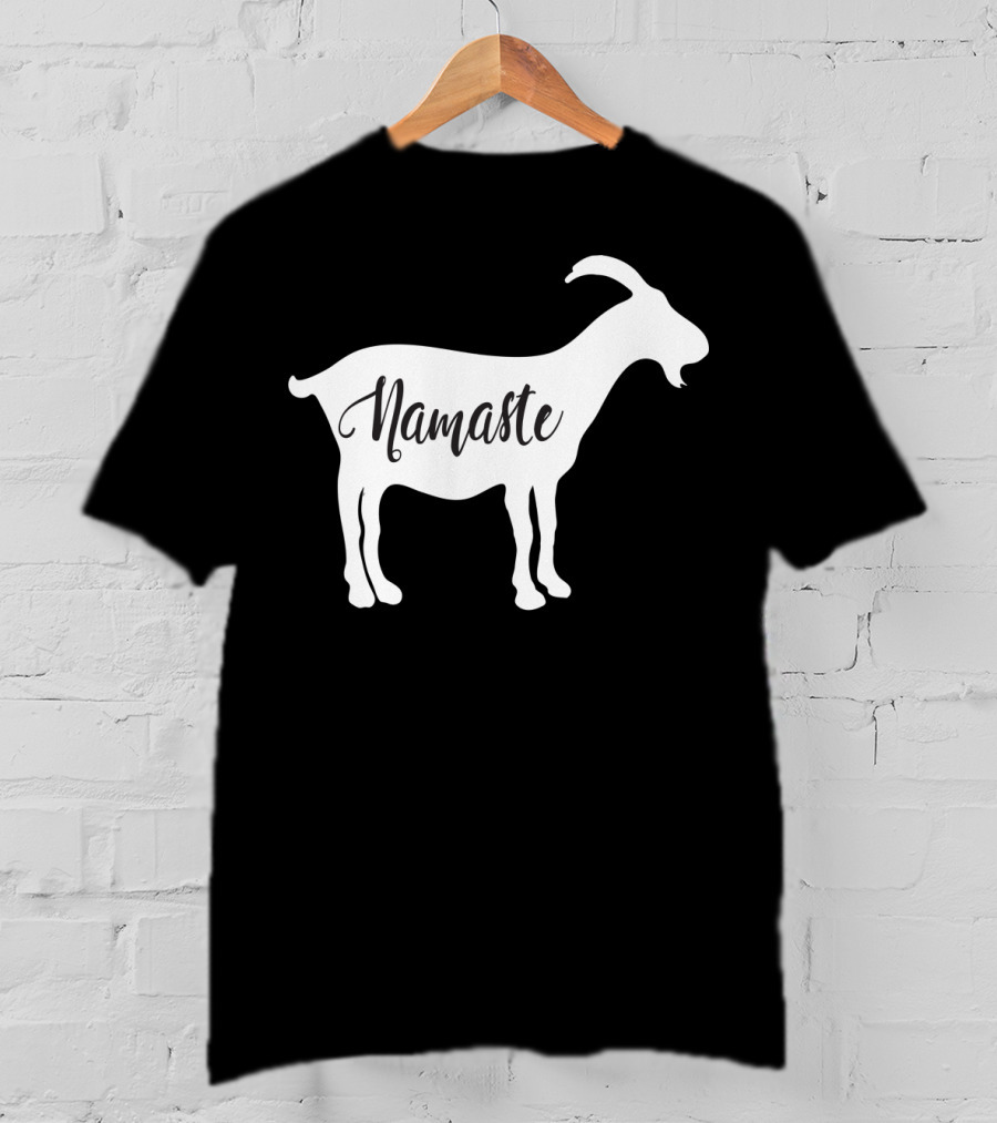 Goat Namaste Yoga Symbol T-Shirt