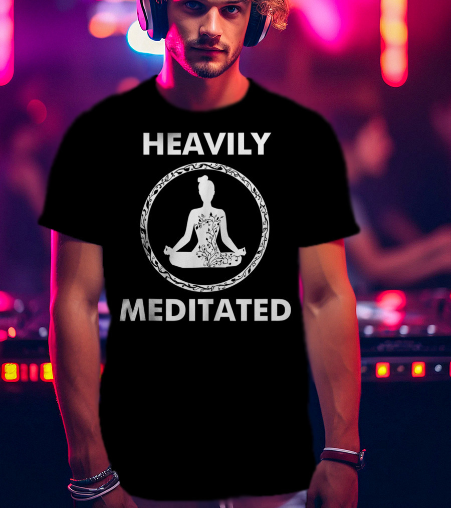 Heavily Meditated Yoga Lotus Pose Vitality T-Shirt