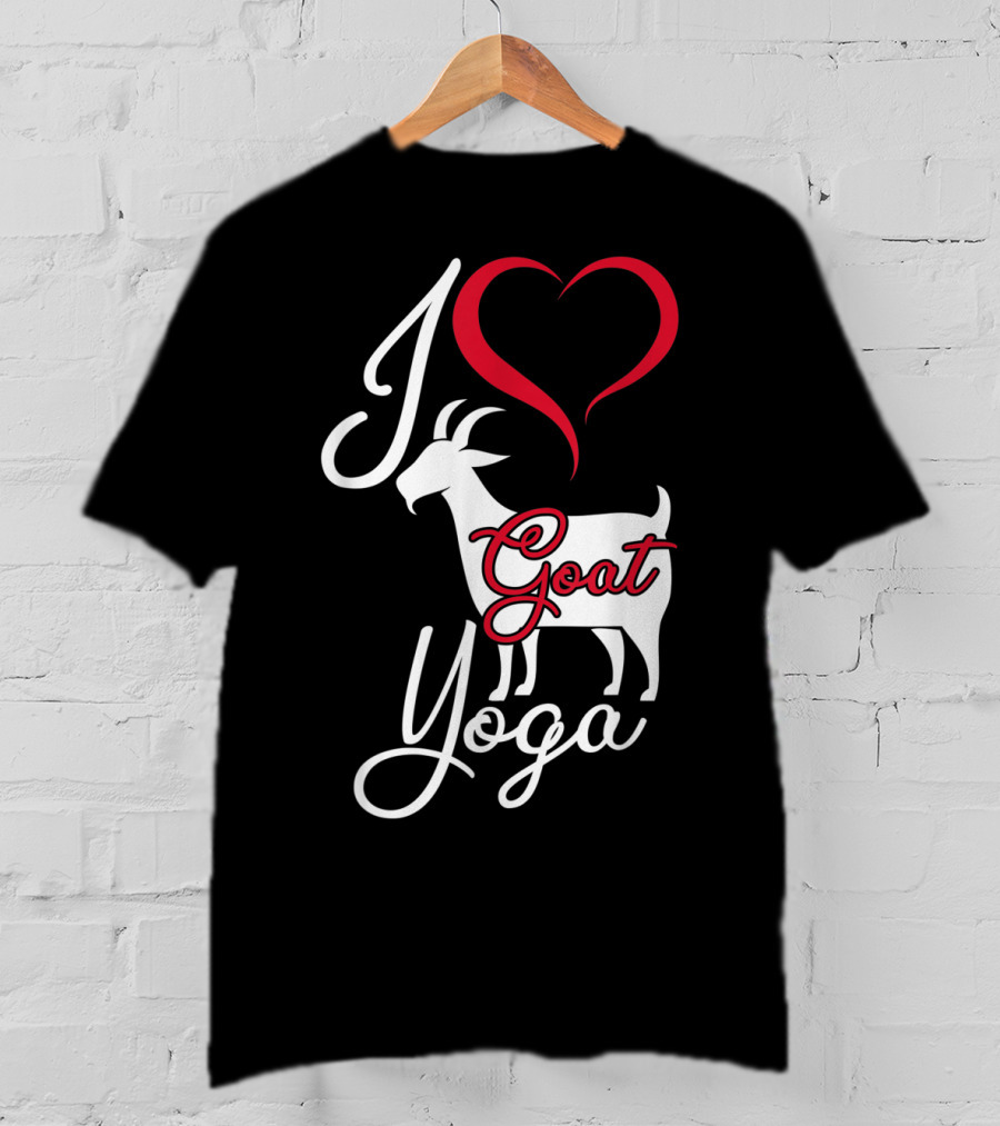 I Love Goat Yoga T-Shirt