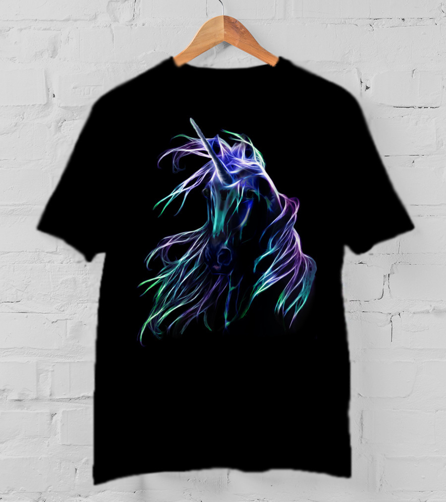 Unicorn In My Heart Neon Fantasy T-Shirt