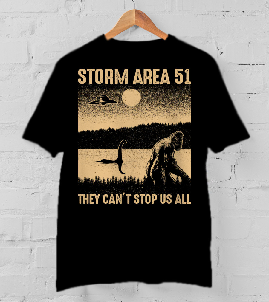 Storm Area 51 They Can't Stop US All T-Shirt