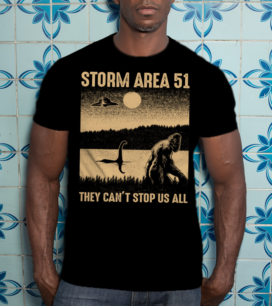 Storm Area 51 They Can't Stop US All T-Shirt