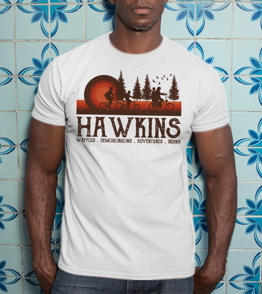 Hawkins Waffles Demogorgons Adventures Indina T-Shirt
