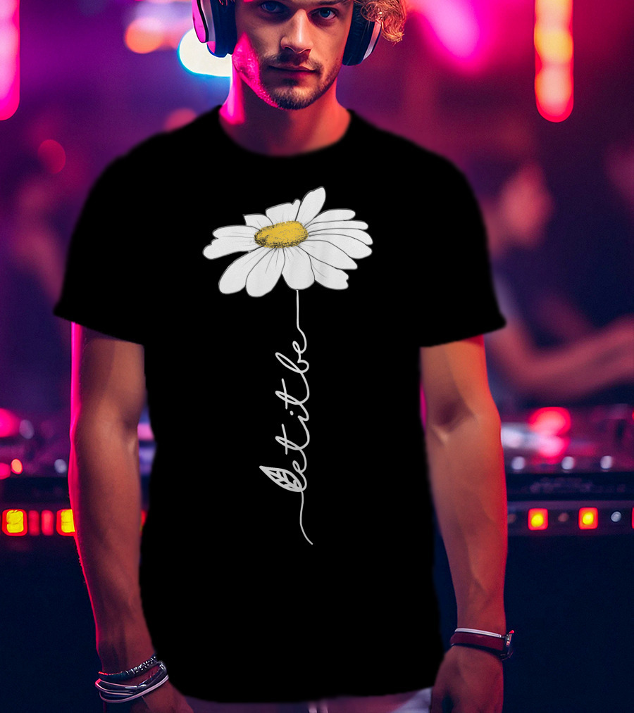 Let It Be Flower Daisy T-Shirt