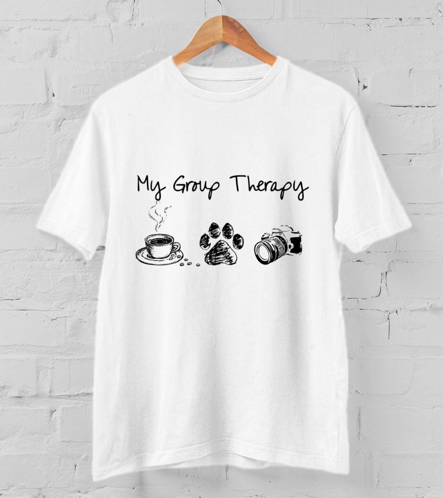 My Group Therapy Coffee Paw Photography T-Shirt