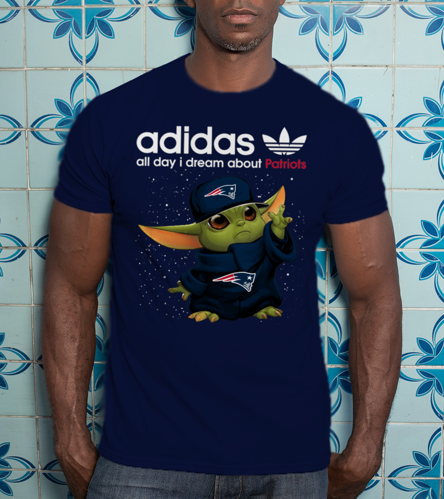 All Day I Dream About Patriots Yoda T-Shirt