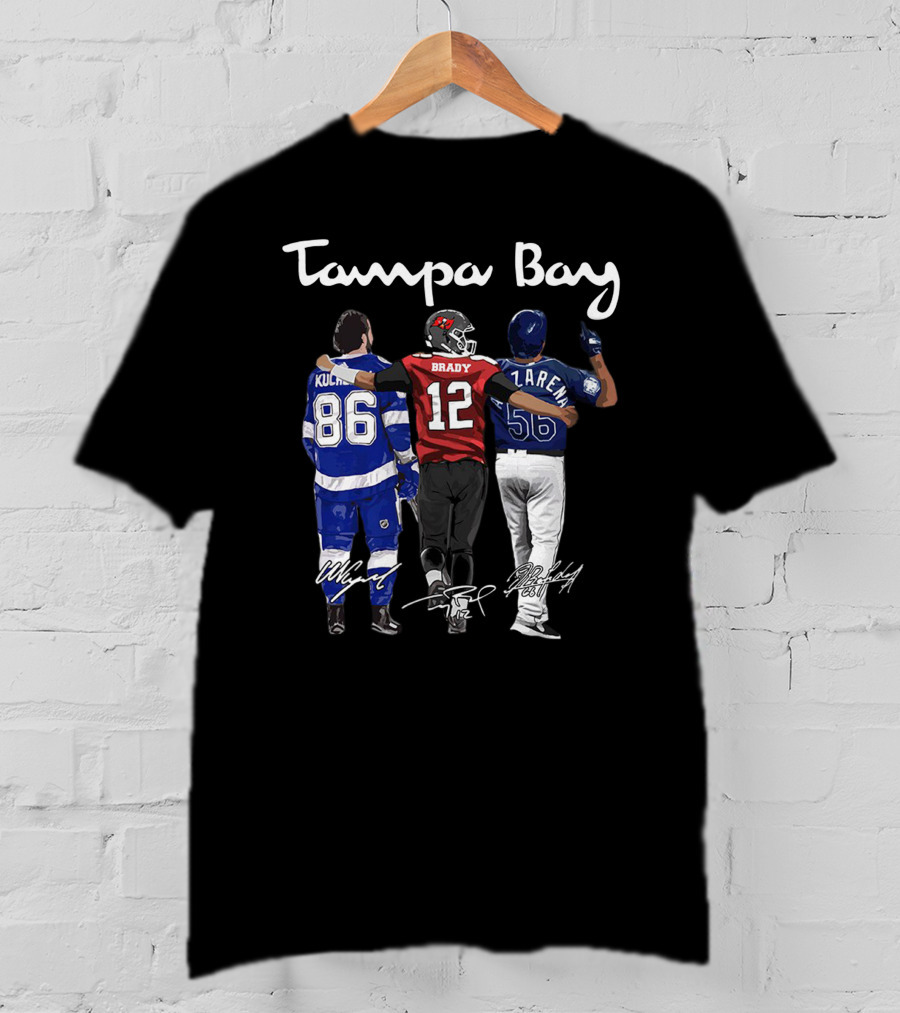 Tampa Bay Kucherov Brady Zaren 86 12 56 T-Shirt