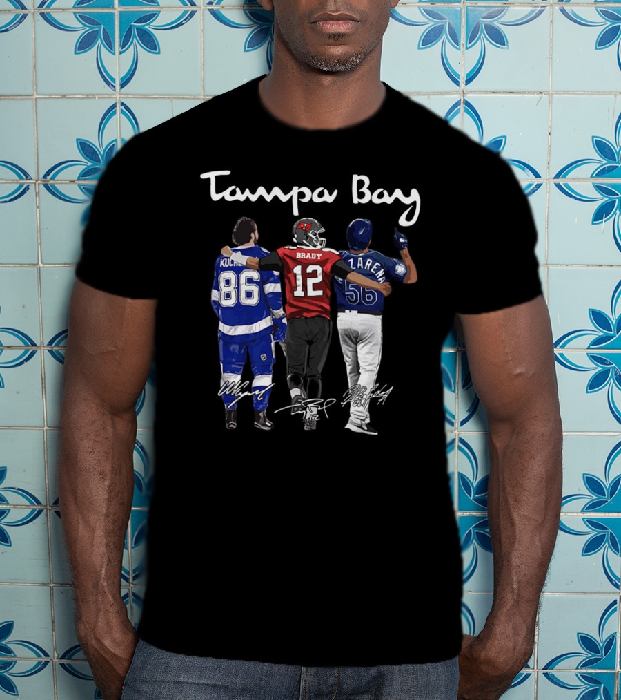 Tampa Bay Kucherov Brady Zaren 86 12 56 T-Shirt