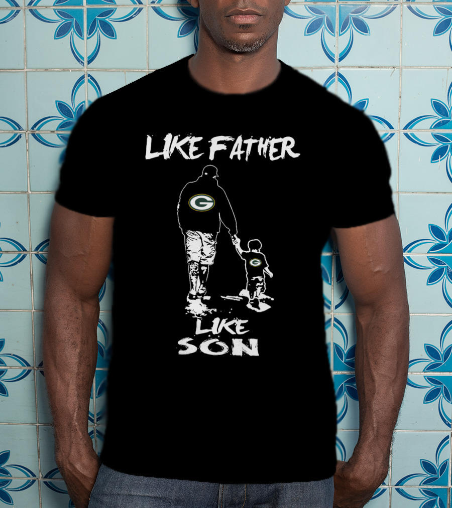 Green Bay Packers Like Father Like Son T-Shirt