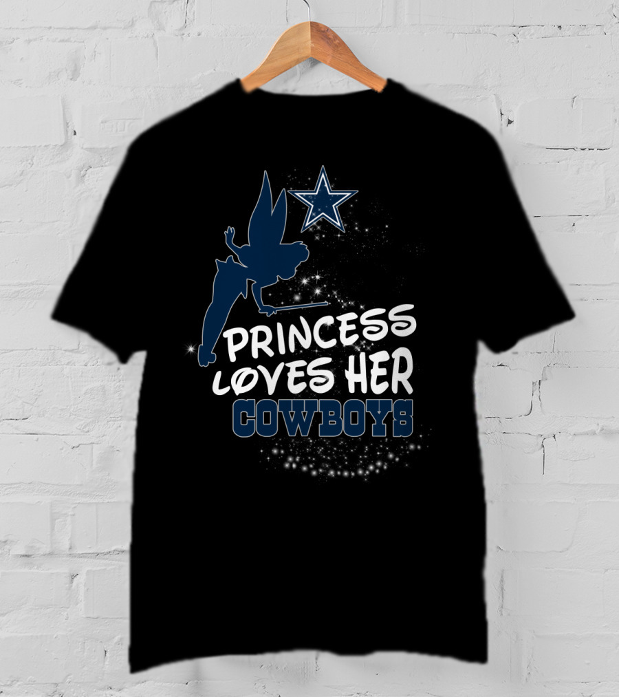 Princess Loves Her Dallas Cowboys Star T-Shirt