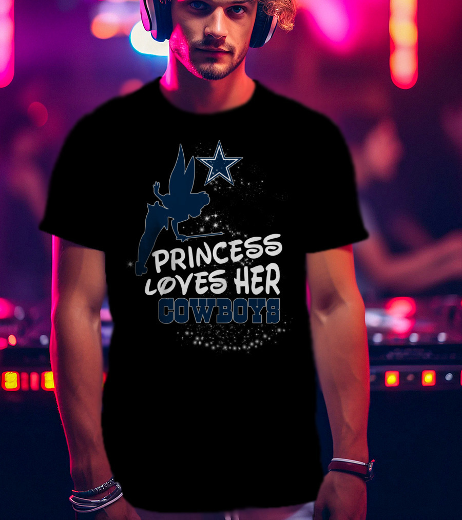 Princess Loves Her Dallas Cowboys Star T-Shirt