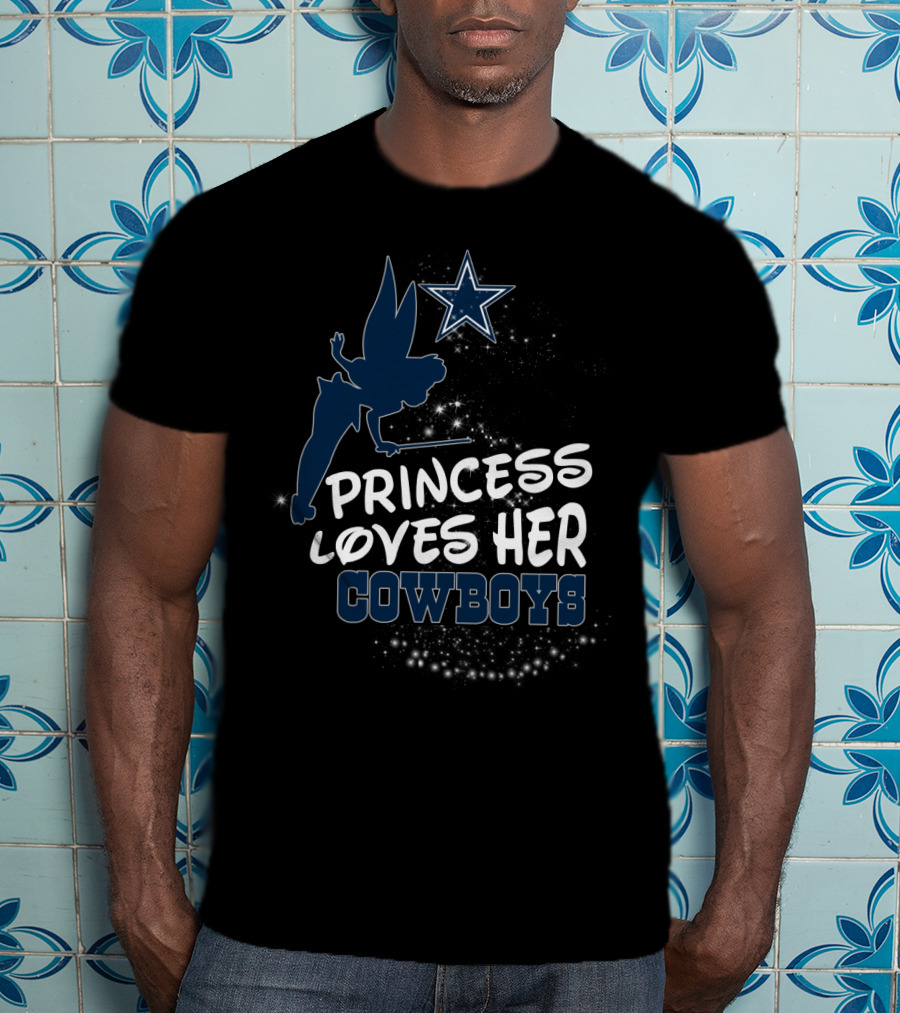 Princess Loves Her Dallas Cowboys Star T-Shirt