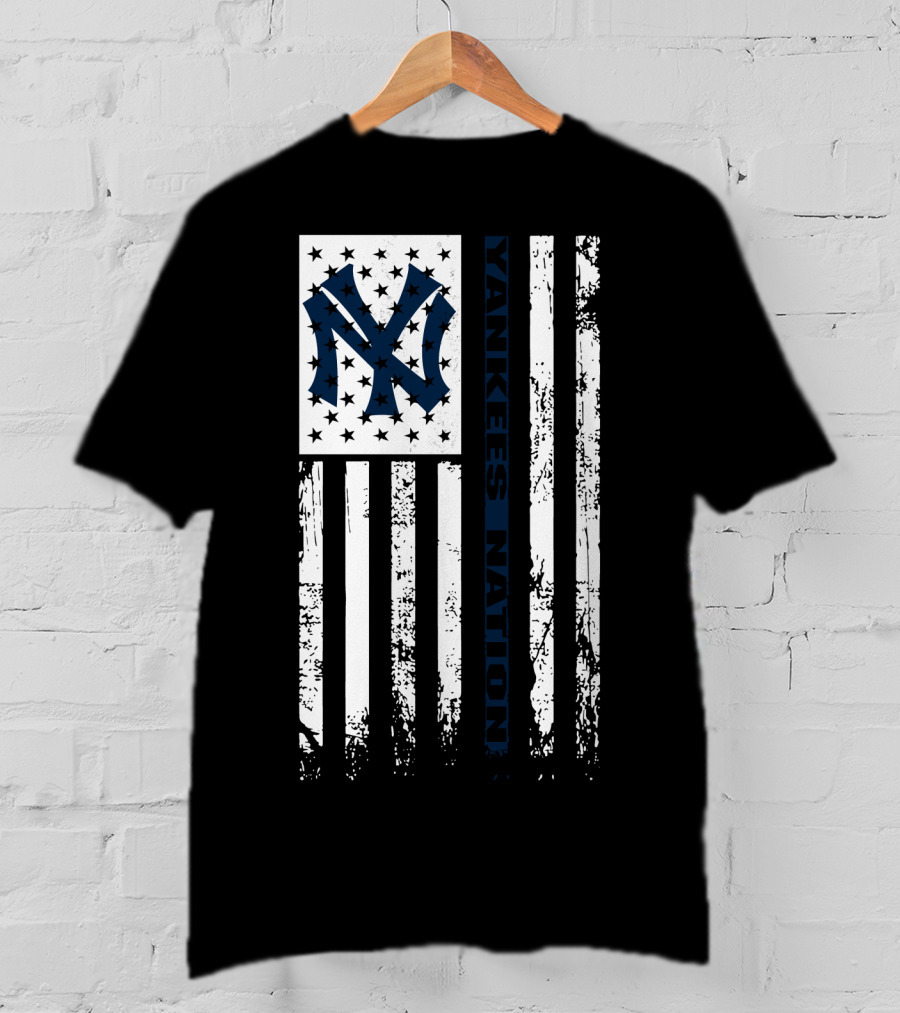 Yankees Nation New York Yankees Flag T-Shirt