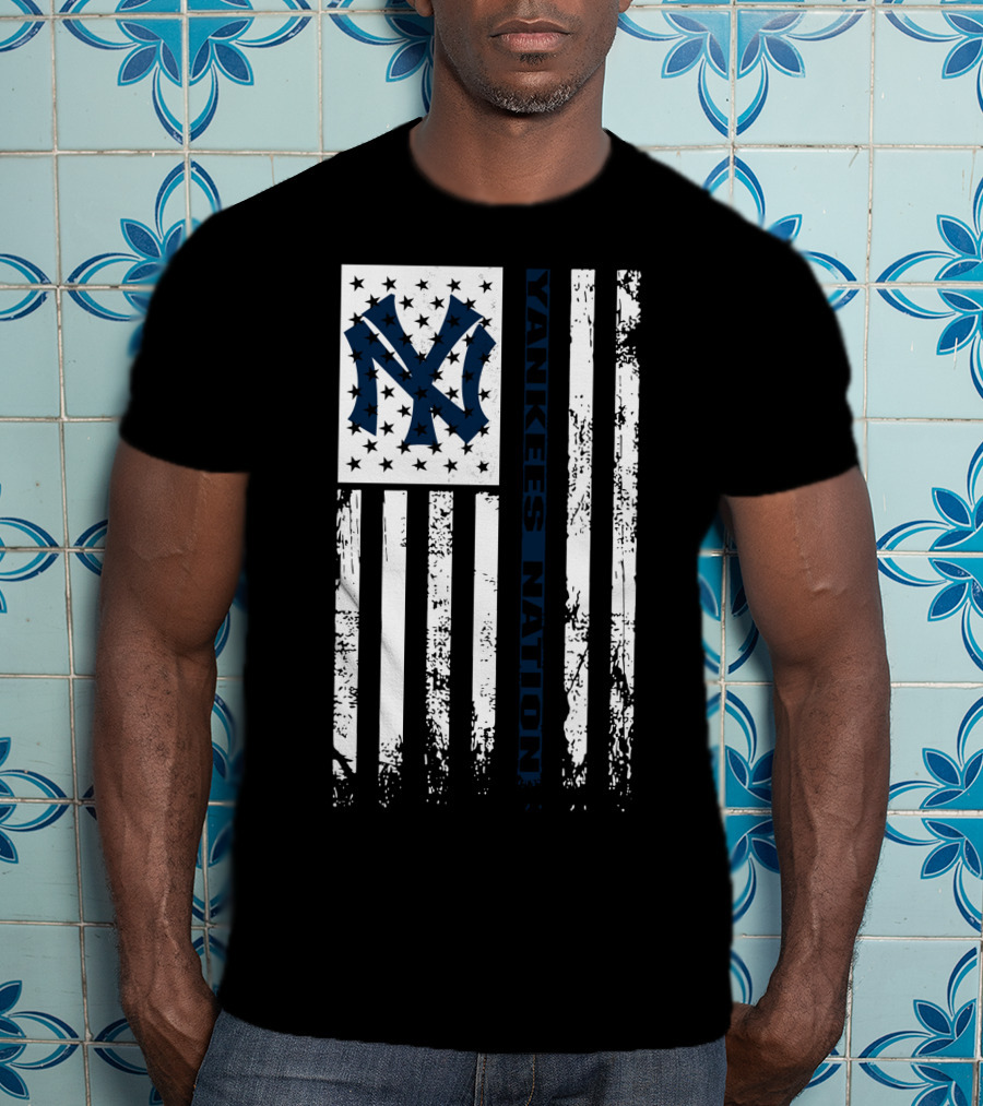 Yankees Nation New York Yankees Flag T-Shirt