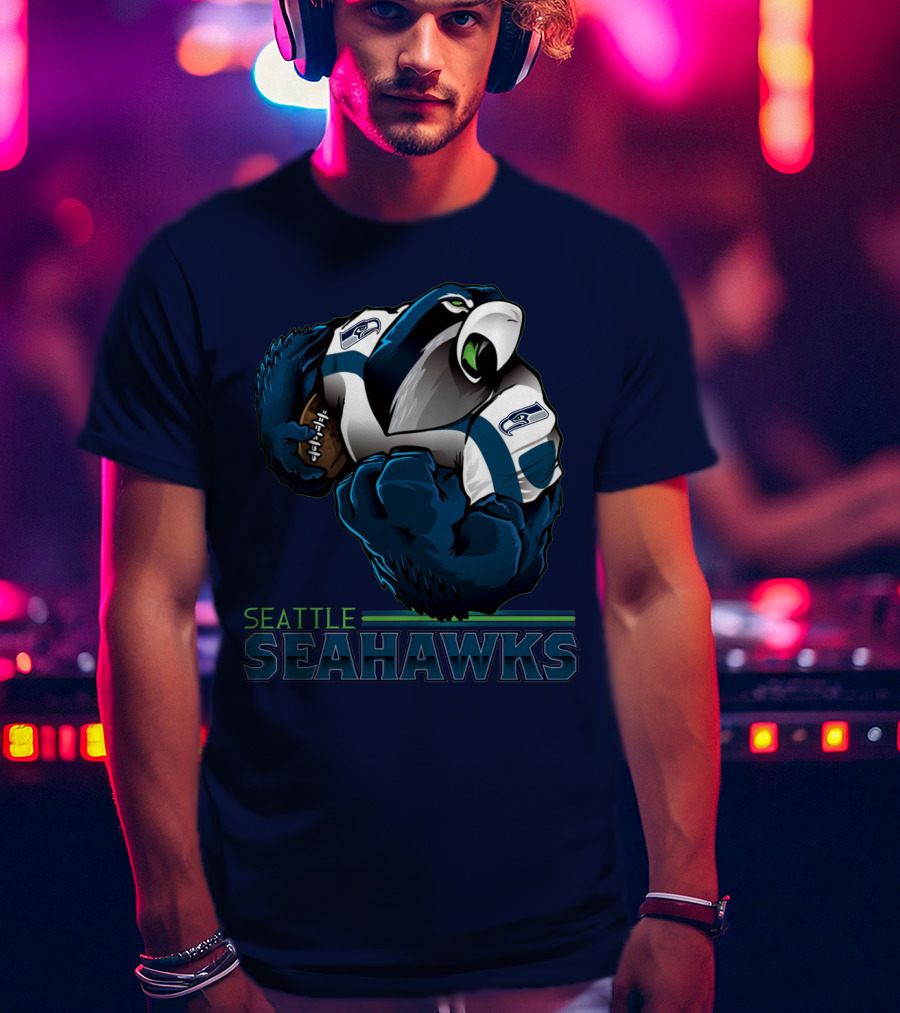 Seattle Seahawks Football Hawk Athlete T-Shirt