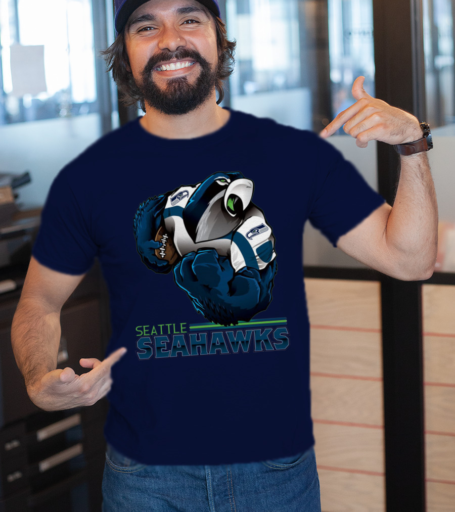 Seattle Seahawks Football Hawk Athlete T-Shirt