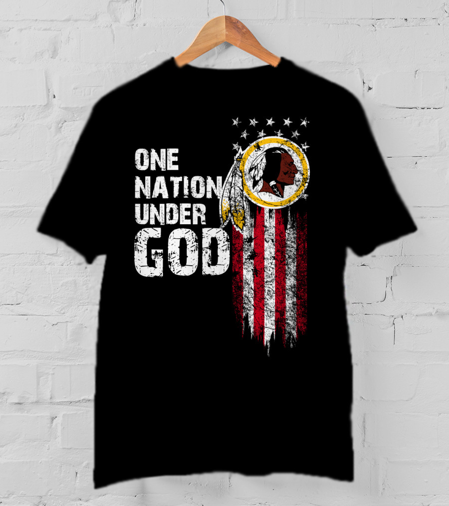 One Nation Under God Washington Redskins T-Shirt