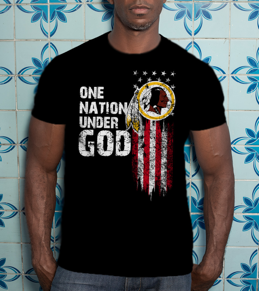 One Nation Under God Washington Redskins T-Shirt