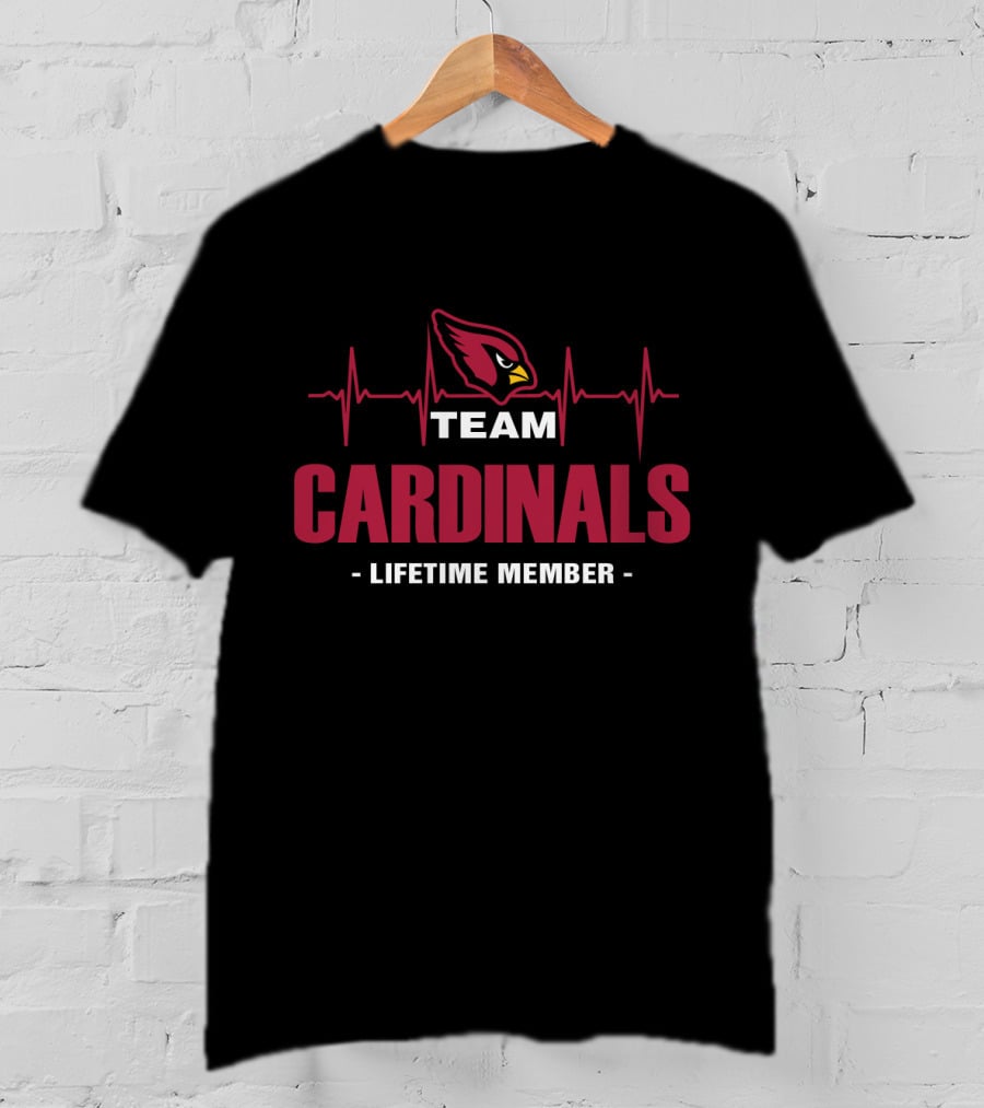 Team Cardinals Lifetime Member Arizona Cardinals T-Shirt