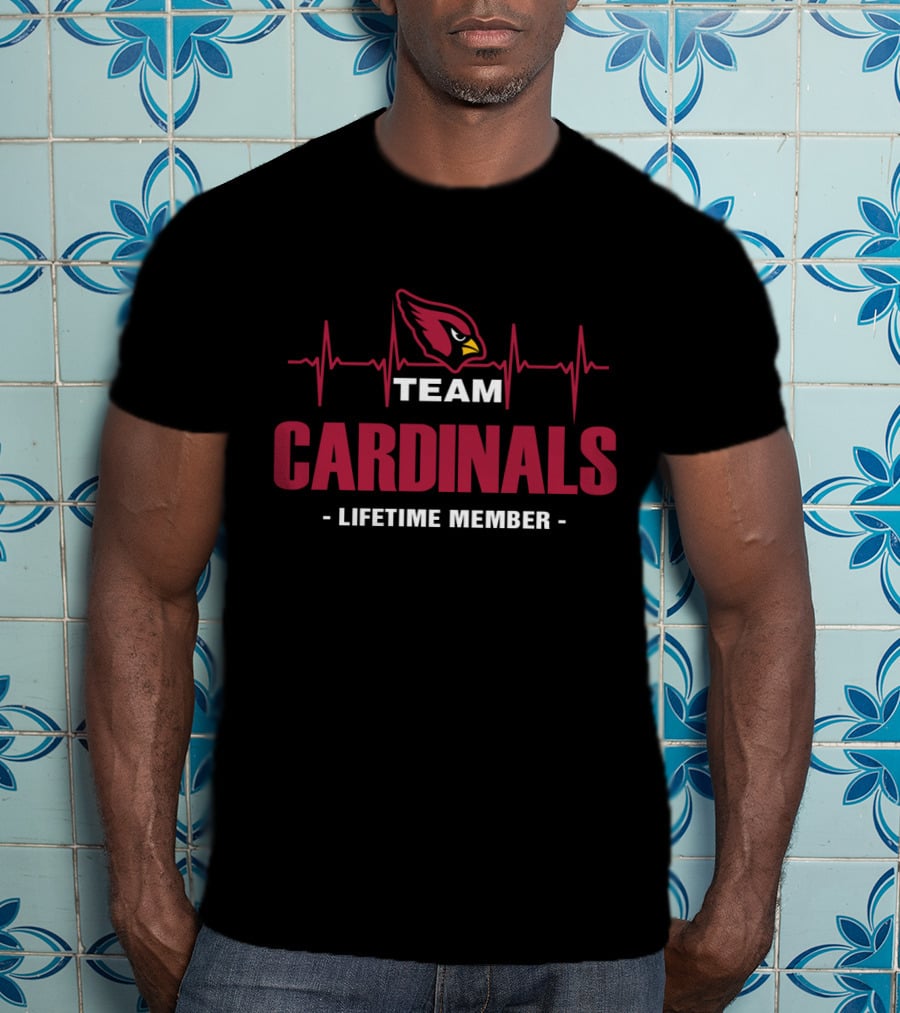 Team Cardinals Lifetime Member Arizona Cardinals T-Shirt