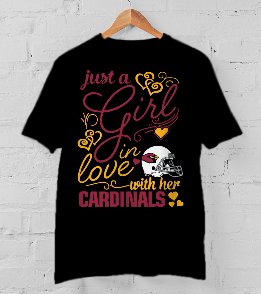 Just A Girl In Love With Her Cardinals T-Shirt