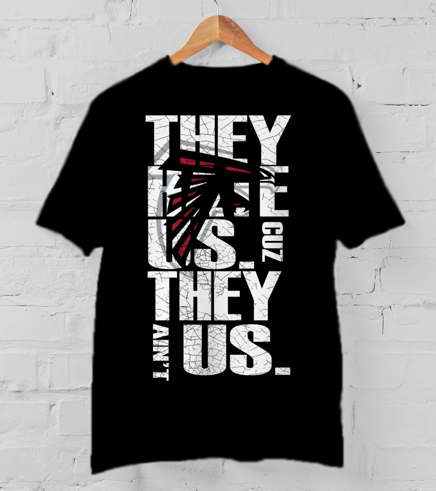 They Hate Us Cuz They Ain't Us Atlanta Falcons T-Shirt